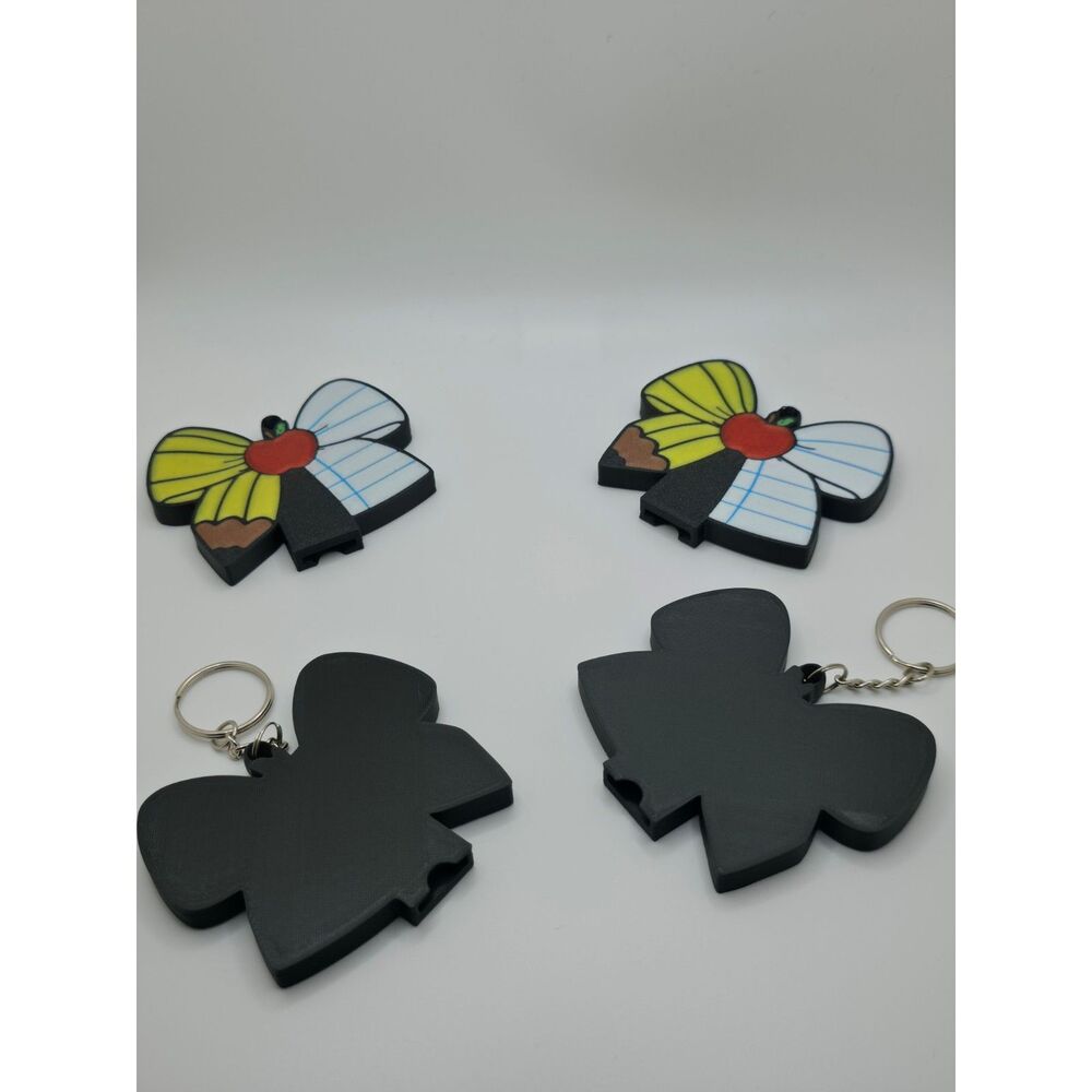 3D-Printed Butterfly Teacher Soda Can Opener Keychains (4-Pack)